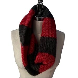 Red & Gray BDG. Infinity Scarf OS